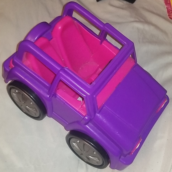 barbie purple jeep